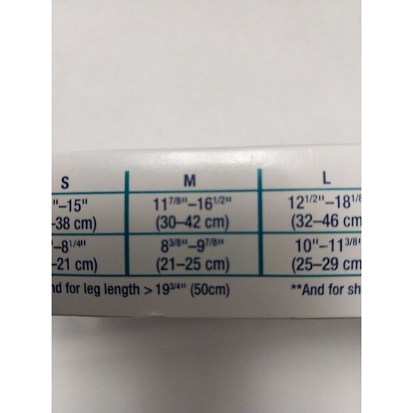 Jobst Compression Socks 15-20 mmHg Mens Medium Knee High Black Medical Legwear - Picture 6 of 6